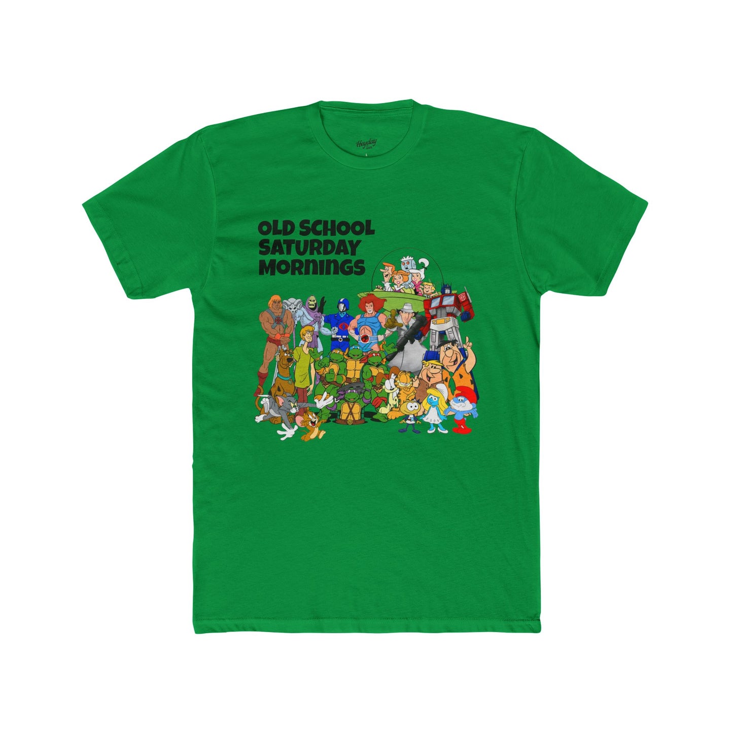 Old School Saturday Mornings Tee (black lettering)