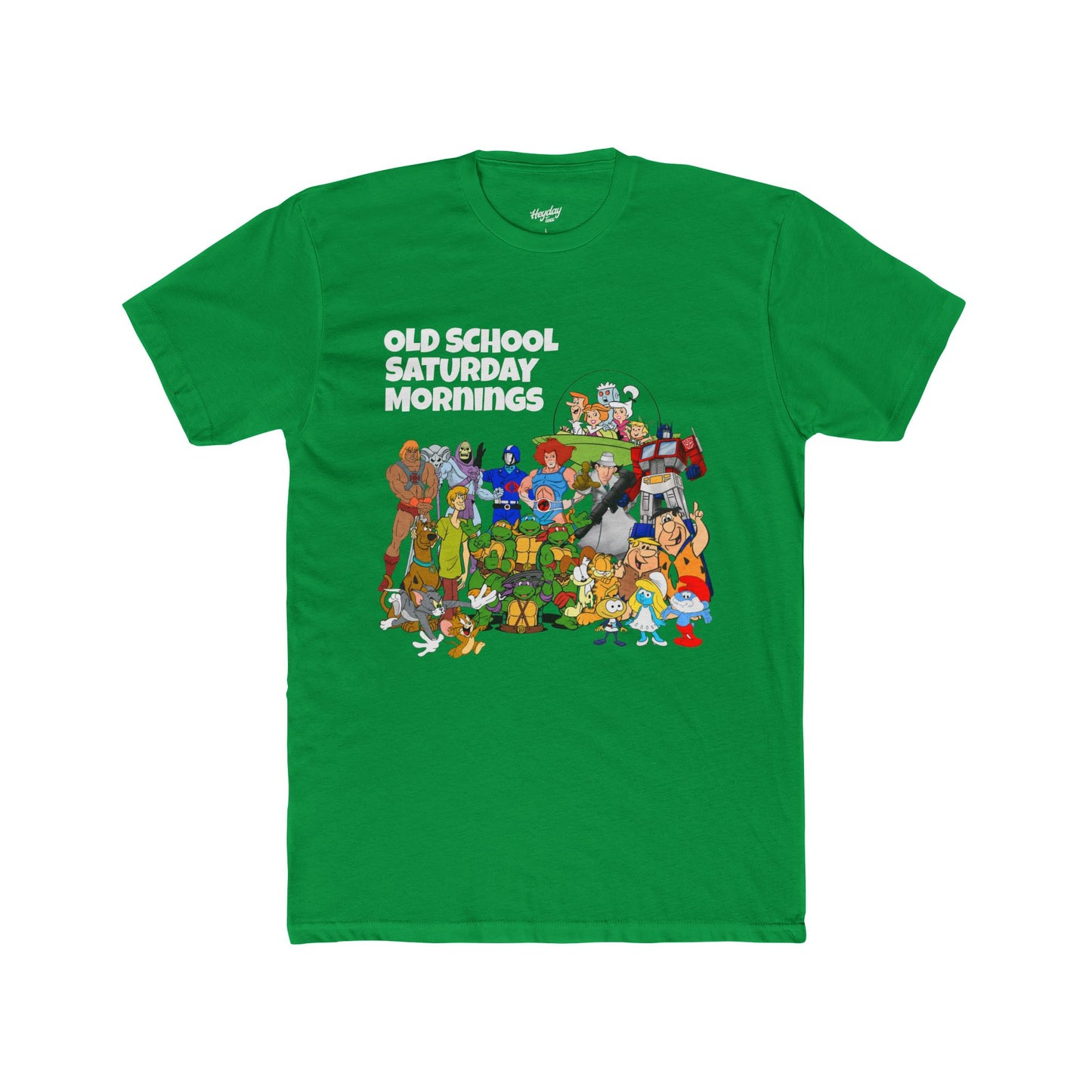 Old School Saturday Mornings Tee (white lettering)