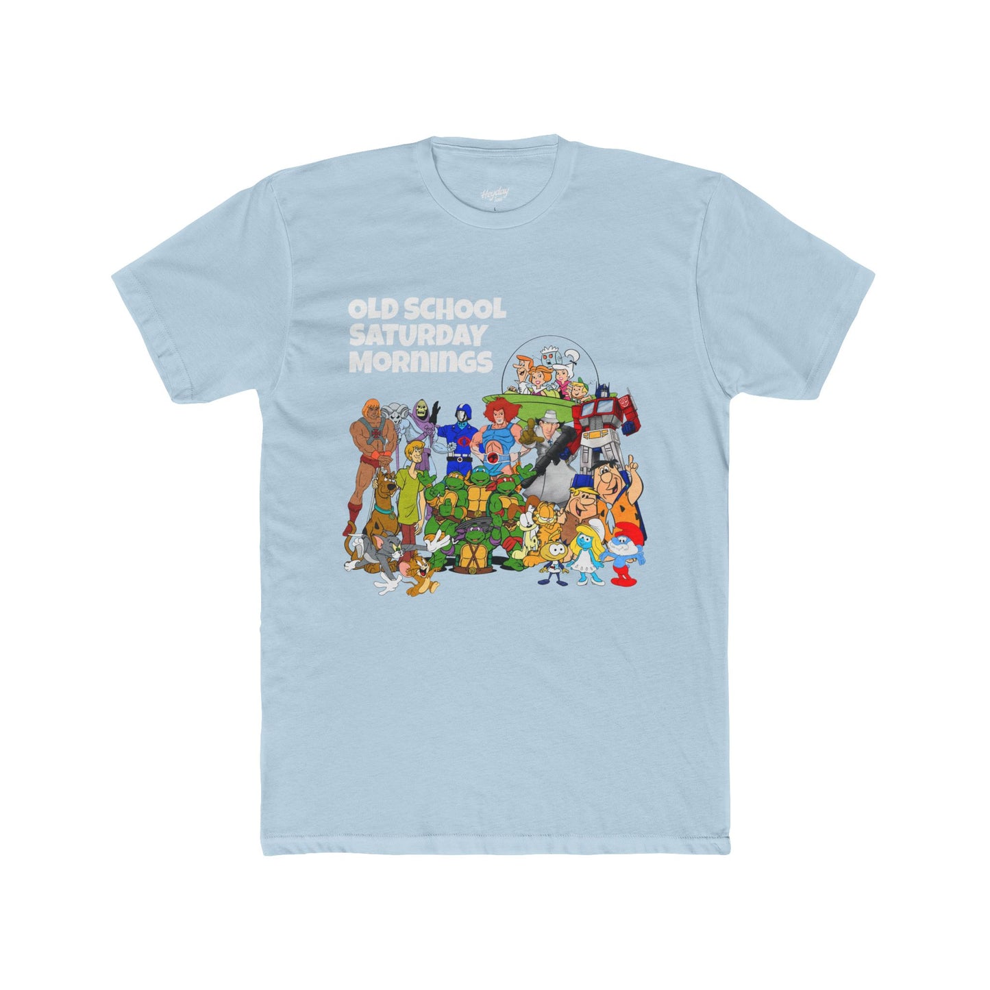 Old School Saturday Mornings Tee (white lettering)